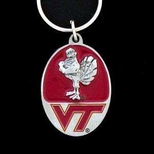  NCAA Team Logo Key Ring   Virginia Tech Hoakies Office 