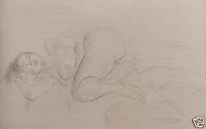 RAPHAEL SOYER, Original drawing, SPECIAL OFFERING  