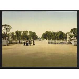   of The Tuileries and Champs Elysees, Paris, France