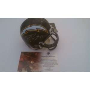   Phillips Rivers Signed San Diego Chargers Mini Helmet 