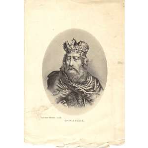  Vintage Portrait of Charlemagne 