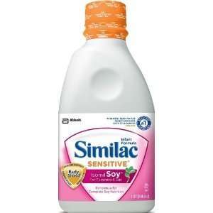  Similac Sensitive SOY Isomil Liquid, 32 FL OZ (PACK OF 6 