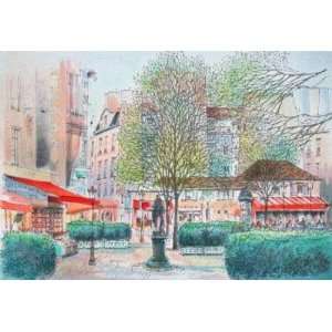   Paris, Place St Andre des Arts by Rolf Rafflewski, 8x6