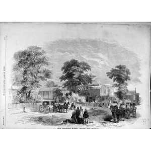  1857 South Kensington Museum View Building Old Print: Home 