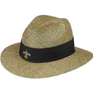   New Orleans Saints Sideline Training Camp Straw Hat: Sports & Outdoors