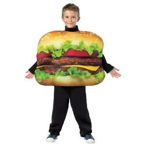 Lets Party By Rasta Imposta Cheeseburger Child Costume / Multi colored 