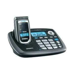  Uniden Cordless Flip Phone with Bluetooth Mobile Phone Dock 