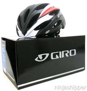 12 Giro SAVANT Black Red Road Bicycle Helmet Medium MSRP $90 New 