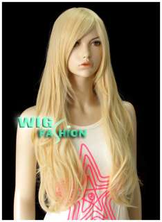 64 cm Golden Blonde Long Hair Wig CH11  