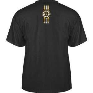  Boston Bruins Reebok Authentic T Shirt (Black) Sports 