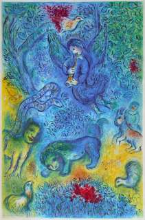 Chagall, Marc, The Magic Flute, 1967, Color Lithograph  