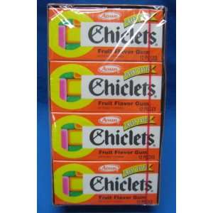 Chiclets Gum Fruit Flavor 20 Packs 240 pcs Nice & Fresh  