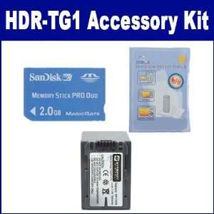  Sony HDR TG1 Camcorder Accessory Kit includes: ZELCKSG 