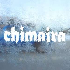  Chimaira White Decal Metal Band Car Window Laptop White 