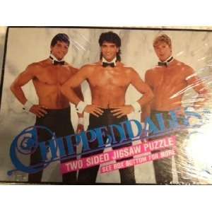  Chippendales Two Sided 500 Piece Jigsaw Puzzle Toys 