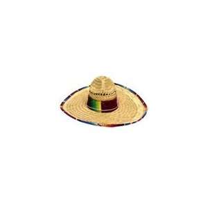  Adult Size Mexican Sombreros Trimmed with Serape Health 