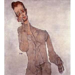  Hand Made Oil Reproduction   Egon Schiele   32 x 36 inches 