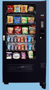 SNACK MACHINE 32 SELECT GLASS FRONT SNACK ELECTRONIC SNACK VENDING 