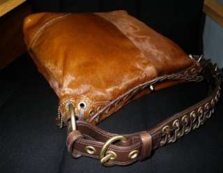 COACH Limited Ed HAIR CALF Chelsea Leather Purse Bag  