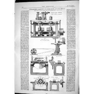  1869 WHEEL MAKING MACHINERY MESSRS ROBEY LINCOLN POWIS 