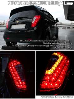 CHEVY Spark(Matiz Creative) NEW ★ LED Tail light lamp assy 2P 1:1 