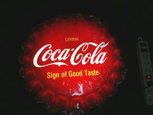 Coca Cola Red Cap Logo Sign Good Taste Wall Light 20  