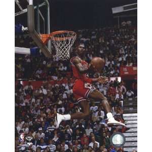  Michael Jordan 1987 Slam Dunk Contest Action Finest 