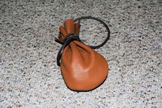 Leather Pirate/ LARP/ Medieval coin pouch, coin bag, dice bag D & D 
