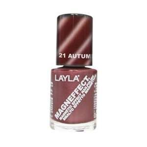    Layla Magneffect Nail Polish, Autumn Brown