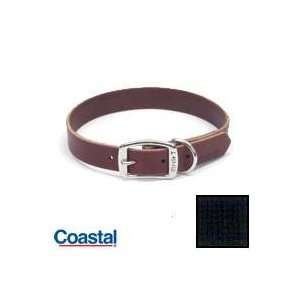  Circle T Black Oak Leather Dog Collar   24 in. with a 