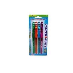 PaperMate 4 pack Profile Assorted Color Pens (Bulk Wholesale   Pack of 