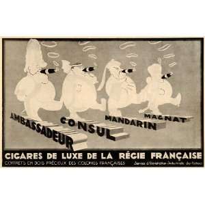 1929 Ad French Cigars Smoking Luxury Colonialism Rule   Original Print 