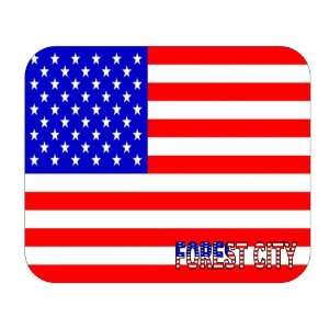  US Flag   Forest City, Florida (FL) Mouse Pad Everything 