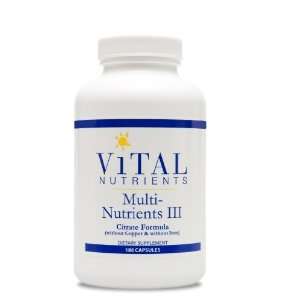  Multi Nutrients III  Citrate Formula Beauty