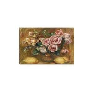    Bouquet De Roses Avec Citrons by Auguste Renoir ak