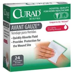  Curad Avant Gauze Pads 4X4 (Case of 24) Health & Personal 