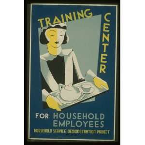   Household Service Demonstration Project, W.P.A. 1936