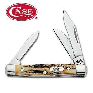 Case Folding Knife Genuine India Stag Small Stockman 
