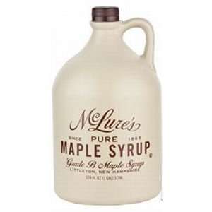 McLures Pure Maple Syrup Grade B Gallon Size  Grocery 
