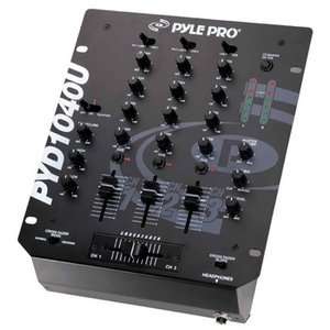   10 3 Channel Professional Mixer with USB: Musical Instruments