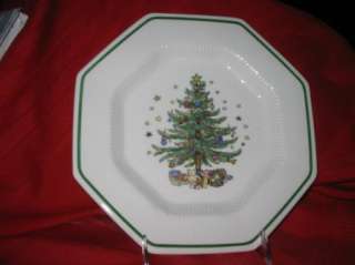 Nikko Christmas Time octagonal dinner plate  