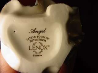 Lenox Little Town of Bethlehem ANGEL w/ Trumpet   NEW!  