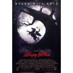 Sleepy Hollow Advance 27x40 Movie Poster Johnny Depp