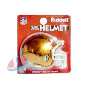  Cleveland Browns Chrome Pocket Pro NFL Helmet by Riddell 