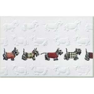  Scotties on Parade Boxed Christmas Cards   16 Cards & 17 