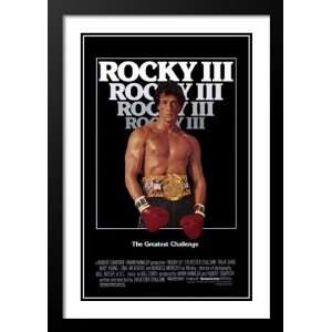   Double Matted 32x45 Movie Poster Sylvester Stallone