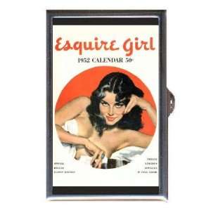  1952 Esquire Pin Up Calendar Coin, Mint or Pill Box Made 