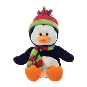  12 Sitting Penguin W/ski Hat & Scarf Toys & Games