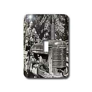 Scenes from the Past Magic Lantern Slides   Vintage Farnall Tractor 