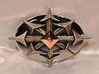 Alchemy Gothic Chaostar Pewter Belt Buckle   Chaos Wheel, Chaos Magick